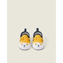 SLIP-ON SHOES FOR NEWBORN, YELLOW