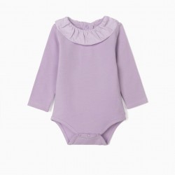 BABY BODY WITH FRILL, LILAC