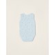 4 BODIES CAVA SLEEVES FOR BABY BOY 'CLOUDS', WHITE/BLUE