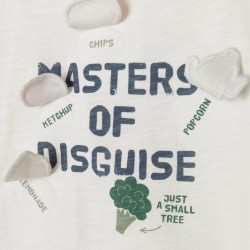 'MASTERS OF DISGUISE' BABY BOY T-SHIRT, WHITE