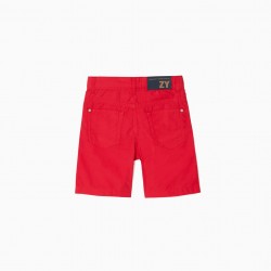 BOY'S SHORTS, RED