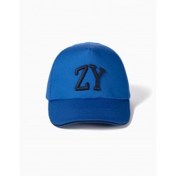 BOYS 'ZY' CAP, BLUE