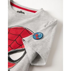 T-SHIRT FOR BOYS 'SPIDER-MAN', GRAY