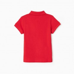 BOY'S POLO SHIRT, RED