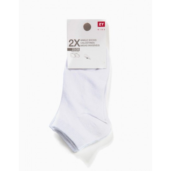 PACK 2 PAIRS OF INVISIBLE SOCKS