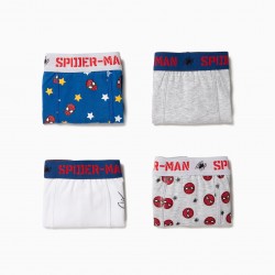 4 BOXERS FOR BOYS 'SPIDER MAN', MULTICOLOR