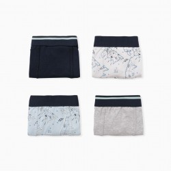 4 BOXERS FOR BOY 'THE ARTIC', MULTICOLOR