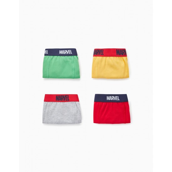 4 BOY'S BOXERS 'THE AVENGERS', MULTICOLORED