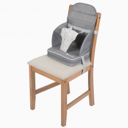 BABY TRAVEL MEAL CHAIR COMFORT WARM GREY