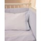 BED SHEET AND PILLOWCASE 120 X 60 CM ESSENTIAL BLUE ZY BABY