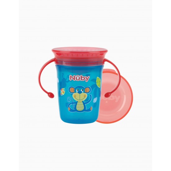  360 LEARNING CUP WITH HANDLES 240ML NUBY 6M +