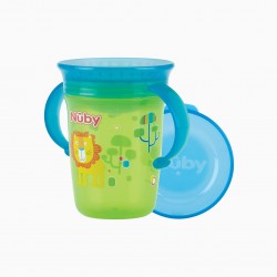 360 LEARNING CUP WITH HANDLES 240ML NUBY 6M +