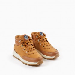 MOUNTAIN BOOTS FOR BOY, CAMEL