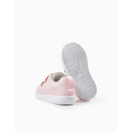 BABY GIRL 'MY FIRST SNEAKER - 1996', WHITE/PINK