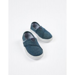 DENIM SHOES FOR BABY, BLUE