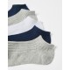 PACK 5 PAIRS OF SHORT RIBBED SOCKS FOR BOYS, MULTICOLOR