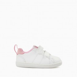 BABY GIRL SHOES 'ZY 1996', WHITE/PINK