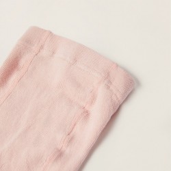 ANTI-BORBOTO KNIT TIGHTS FOR BABY GIRL, PINK