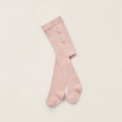 ANTI-BORBOTO KNIT TIGHTS FOR BABY GIRL, PINK