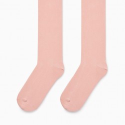 ANTI-BORBOTO KNIT TIGHTS FOR GIRL, PINK