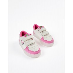 BABY SHOES GIRL 'MINNIE', PINK/WHITE