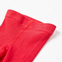 ANTI-BORBOTO KNITTIGHTS FOR BABY GIRL, RED