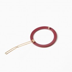 ROUND HAIRPIN FOR BABY AND GIRL, BROWN
