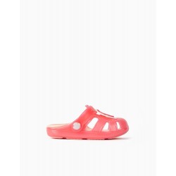 CLOGS SANDALS FOR BABY GIRL 'SHELL ZY DELICIOUS', CORAL