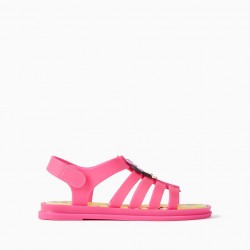 GIRL'S RUBBER SANDALS 'MINNIE ZY DELICIOUS', PINK