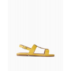 SANDALS FOR GIRL 'PINEAPPLE', YELLOW