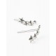2 HAIR CLIPS FOR BABY AND GIRL 'STARS', SILVER