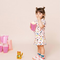BABY GIRL 'JAPAN' DRESS, MULTICOLORED