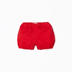 BABY GIRL SHORTS, RED