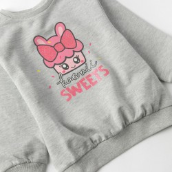 SWEAT FOR GIRL 'SWEETS', GRAY