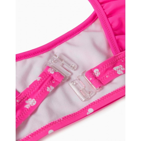 FLORAL BIKINI FOR GIRLS, 'MINNIE MOUSE', PINK