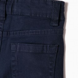 BLUE TWILL TROUSERS