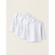 PACK OF 3 UNDERSHIRTS WITH THERMAL EFFECT FOR BABY, WHITE