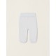 PACK OF 4 'EXTRA COMFY' COTTON FOOTED PANTS FOR BABY, WHITE/GREY
