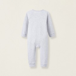 COTTON BABYGROW FOR BABY BOY 'WINNIE THE POOH', GRAY