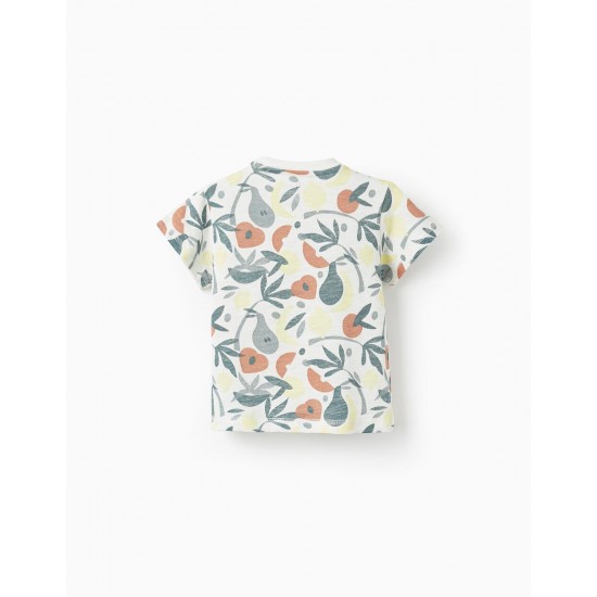 SHORT SLEEVE T-SHIRT FOR BABY BOY 'FRUITS', MULTICOLOR