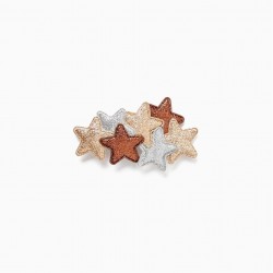 BABY AND GIRL HAIRPIN 'STARS', MULTICOLOR