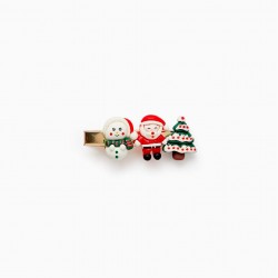 BABY & GIRL CHRISTMAS ORNAMENTS INDENT, MULTICOLOR