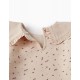 BABY GIRL'S RUFFLED SWEATER 'FLORAL', LIGHT PINK