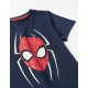 PAJAMAS WITH SHORT SLEEVES FOR BOYS 'SPIDER-MAN', DARK BLUE/GRAY