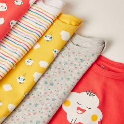 3 BABYGROWS FOR BABY 'MOMMY&DADDY', MULTICOLOR