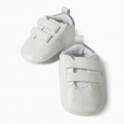 BABY SHOES 'STAR', WHITE