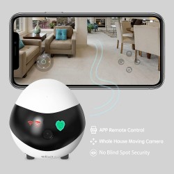 ENABOT HOME SECURITY CAMERA WITH SELF-CHARGING, NIGHT VISION, WIRELESS CAMERA FOR PET, ELDERLY & BABY