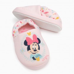 GIRLS' HOUSE SLIPPERS 'MINNIE', PINK