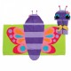 HOODED TOWELS PONCHO  - BUTTERFLY