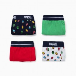     4 BOXERS FOR BOY 'MARVEL', MULTICOLOR